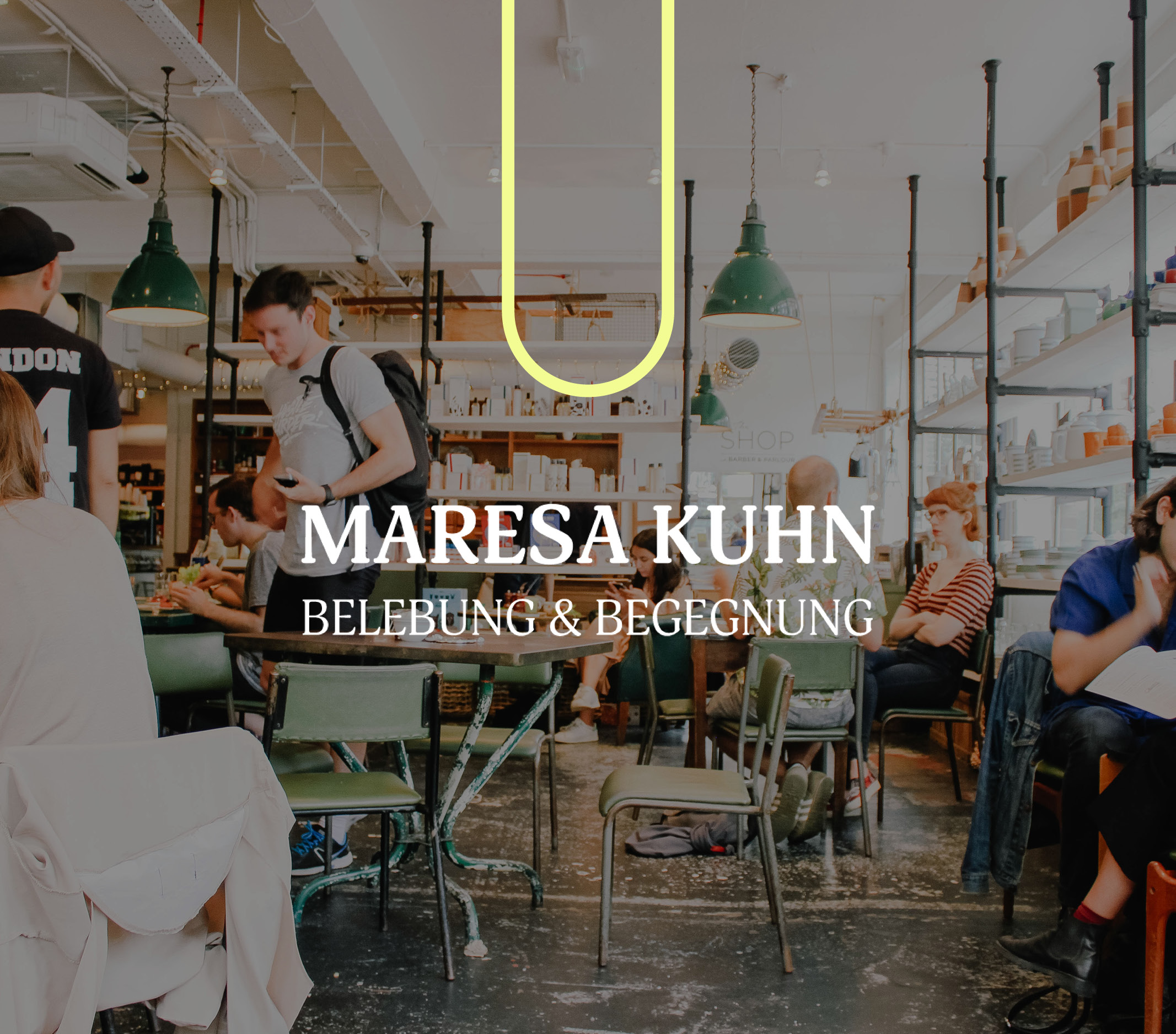 Foto zu Programmierung lebendiger Erdgeschossflächen/Belebung von Quartieren vom Webseiten-Relaunch von Maresa Kuhn