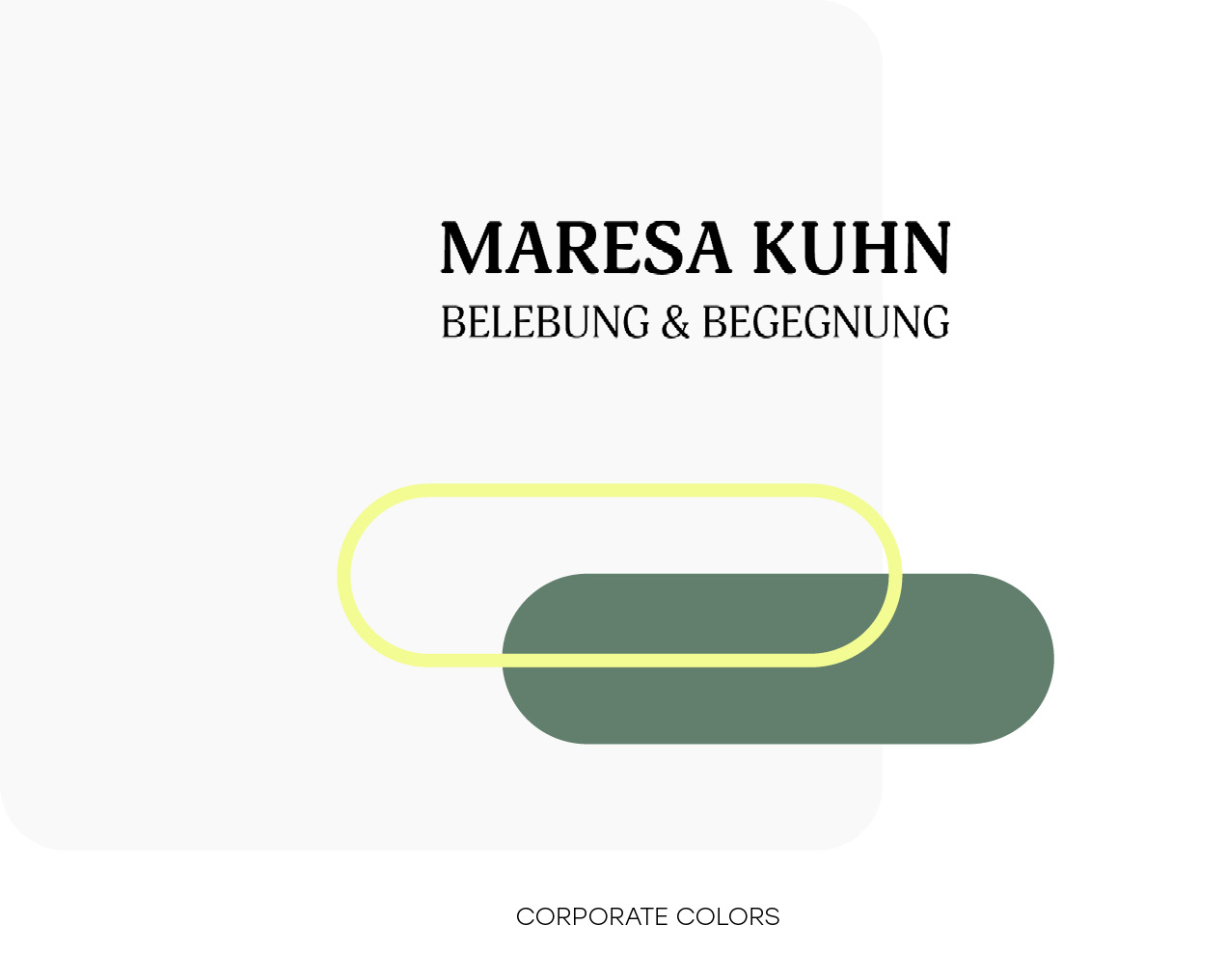 Farbwelt der neuen Website von Maresa Kuhn, gestaltet im Rahmen eines Webseiten-Relaunch Projekts von Christiane Dobric.